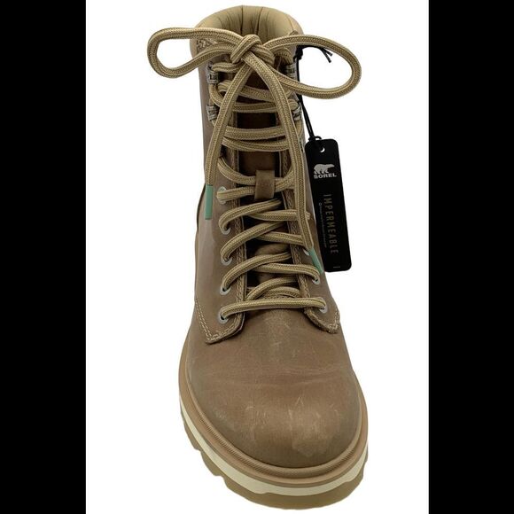 Sorel Women's Lennox Lace Boots Ceramic Canoe - Medium - Picture 2 of 3